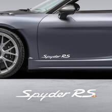 Set di Adesivi in Vinile per Porta Laterale Spyder RS per Porsche 718_2
