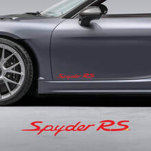 Set di Adesivi in Vinile per Porta Laterale Spyder RS per Porsche 718_3