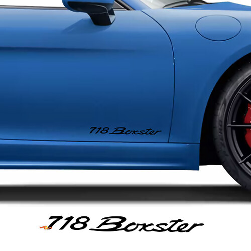 Adesivo adesivo per portiere laterali per Porsche 718 Cayman Spyder RS
 1