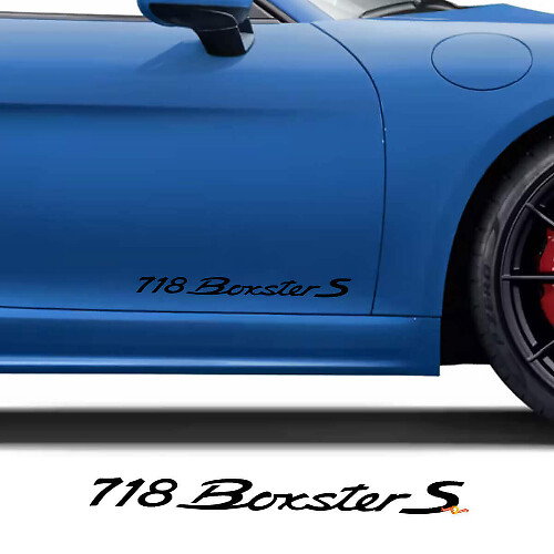 Adesivo Decal per Porte Laterali per Porsche 718 Boxster S

