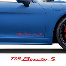 Adesivo Decal per Porte Laterali per Porsche 718 Boxster S
 3