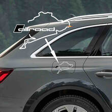 Adesivi Decal Audi Allroad Nürburgring
 2