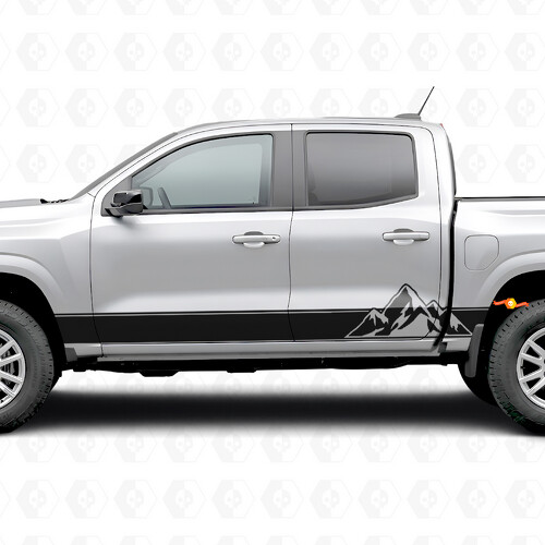 Strisce in vinile stratificate per porte e pannelli sottoporta per Chevrolet Colorado 3ª generazione 2023-2026_1