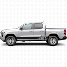 Strisce in vinile stratificate per porte e pannelli sottoporta per Chevrolet Colorado 3ª generazione 2023-2026_2