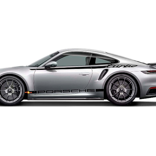 Kit adesivi grafici Heritage Design a strisce 911 Turbo 50 anni 2025 per Porsche 911 Turbo S 992.2
