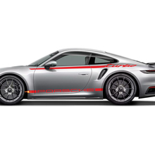 Kit adesivi grafici Heritage Design Side 911 Turbo 50 Years 2025 per Porsche 911 Turbo S 992.2
 3