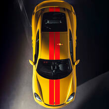 Doppia striscia adesiva per tetto e cofano per Porsche Cayman 718
 3