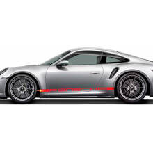 Kit strisce laterali PORSCHE grafica Adesivo Decal per Porsche 911 Turbo S 992.2
 3