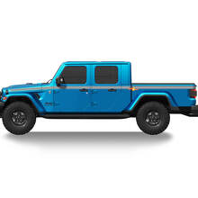 Kit di Adesivi in Vinile con Strisce Laterali Contornate per Jeep Gladiator_3
