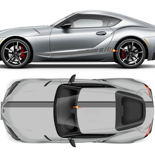 Cofano Tetto Baule e Porte Strisce Laterali Grafiche Adesivi Stickers per Toyota Supra GR MKV A90 A91
 2