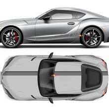 Kit Completo Adesivi in Vinile Strisce Racing per Toyota Supra 2020-2026_2