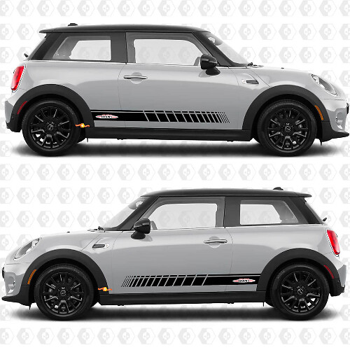 Adesivi grafici Stripes laterali John Cooper Works per Mini Cooper S
