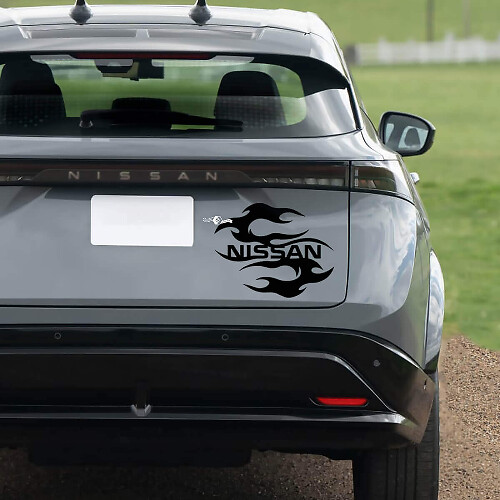 Grafica adesiva posteriore Rear Dragon Racing per Nissan ARIYA
