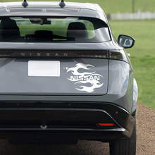 Grafica adesiva posteriore Rear Dragon Racing per Nissan ARIYA
 2