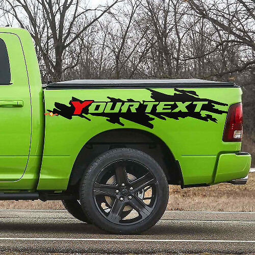 Kit adesivo in vinile personalizzato per protezione parafanghi per Dodge Ram Rebel