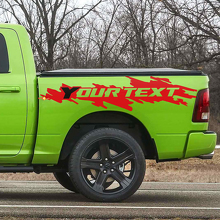 Kit adesivo in vinile personalizzato per protezione parafanghi per Dodge Ram Rebel_2