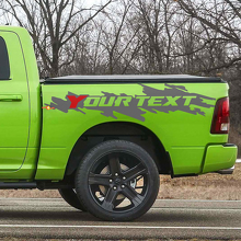 Kit adesivo in vinile personalizzato per protezione parafanghi per Dodge Ram Rebel_3