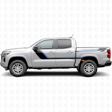 Strisce in Vinile Decorativo Superiore e Laterale per Portiera e Pianale per Chevrolet Colorado 3ª Gen 2023-2026_3