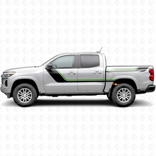 Strisce in Vinile Decorativo Superiore e Laterale per Portiera e Pianale per Chevrolet Colorado 3ª Gen 2023-2026_4