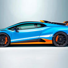 Strisce da corsa adesivo in vinile laterale per Lamborghini STO
 2