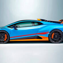 Strisce da corsa adesivo in vinile laterale per Lamborghini STO
 3