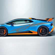 Righe tribali da corsa adesivo laterale in vinile per Lamborghini STO
 2