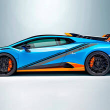 Righe inclinate da corsa Adesivo in vinile laterale Grafica per Lamborghini STO
 3