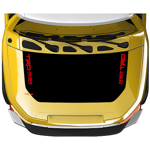 Adesivo in Vinile Cofano Stile Off Road TRD per Toyota FJ Cruiser_1