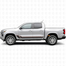 Strisce in Vinile Contorno Angolare Porta e Sottoscocca per Chevrolet Colorado 3ª Gen 2023-2026_2
