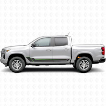 Strisce in Vinile Contorno Angolare Porta e Sottoscocca per Chevrolet Colorado 3ª Gen 2023-2026_4