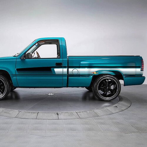 Kit adesivi per strisce laterali e portellone Chevrolet Classic del 1993
