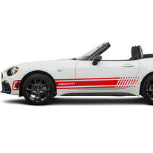 Adesivo grafico a strisce laterali per Fiat 124 Spider Abarth
 2