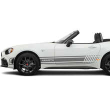 Adesivo grafico a strisce laterali per Fiat 124 Spider Abarth
 3