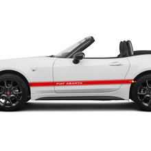 Adesivo grafico a strisce laterali Abarth Racing per Fiat 124 Spider Abarth
 2