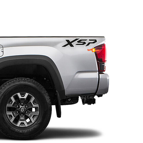 Coppia di adesivi in vinile laterali XSP per Toyota Tacoma
 1
