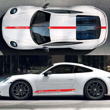 Adesivo in Vinile Kit Completo Strisce Stile Carrera 4S per Porsche 911_3