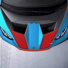 Strisce da corsa sul cofano Adesivo in vinile Grafica per Lamborghini STO
 2