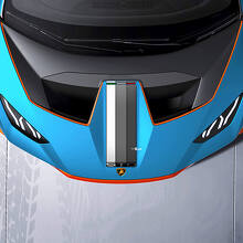 Strisce da corsa sul cofano Adesivo in vinile Grafica per Lamborghini STO
 2