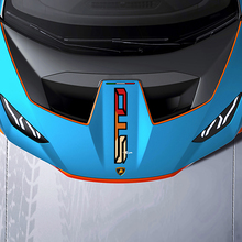 Striscia centrale per corse sul cofano STO in vinile adesivo grafico per Lamborghini STO
 3