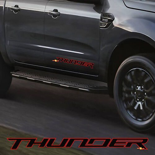 Adesivi per portiere laterali per Ford Ranger THUNDER
