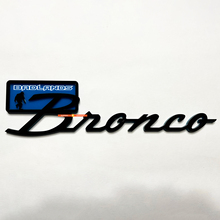 Bronco Badlands Yeti Sasquatch Bigfoot Fender Badges Stemmi portello posteriore 3D Nero vs Blu
 4