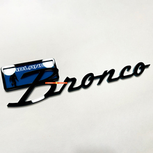 Bronco Badlands Yeti Sasquatch Bigfoot Fender Badges Stemmi portello posteriore 3D Nero vs Blu
 5