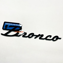 Bronco Badlands Yeti Sasquatch Bigfoot Fender Badges Stemmi portello posteriore 3D Nero vs Blu
 7