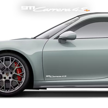 2x Adesivi Decalcomanie Laterali Signature per Porte Porsche 911 Carrera 4G
 2