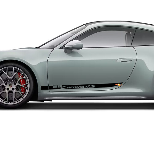 Kit adesivo grafico laterale per Porsche 911 Carrera 4S
