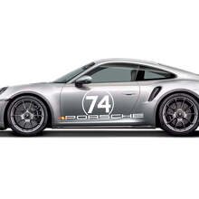 Kit grafico adesivo con strisce laterali PORSCHE 50 Years per Porsche 911 Turbo S 992.2
 2