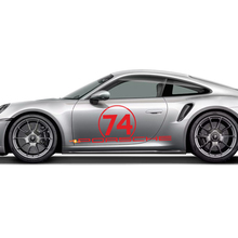 Kit grafico adesivo con strisce laterali PORSCHE 50 Years per Porsche 911 Turbo S 992.2
 3