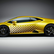 Adesivo in vinile adesivo laterale a rombo diamante per Lamborghini Huracan Evo
 2