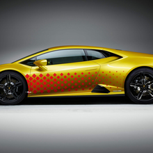 Adesivo in vinile adesivo laterale a rombo diamante per Lamborghini Huracan Evo
 3