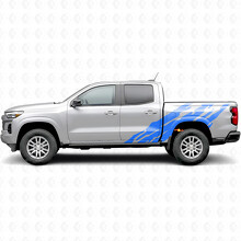 Strisce Viniliche Frastagliate per Portiera e Fianco Cassone per Chevrolet Colorado 3ª Gen 2023-2026_5